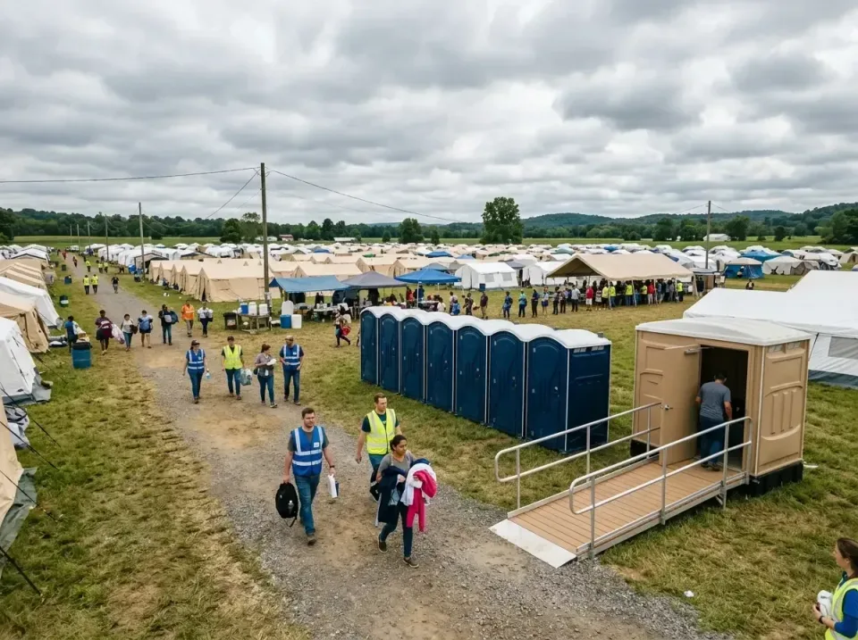 disaster-relief-camp-restrooms-010 — frequently asked questions, Dumpster & Portable Bathrooms Rental in Sun Village, CA